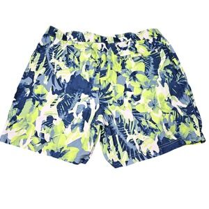 The North Face Swim Trunks‎ Mens L Blue Green White Graphic Print Board Shorts